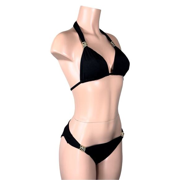 Dolcessa Black Medusa M/L Bikini $250 - Picture 9 of 16